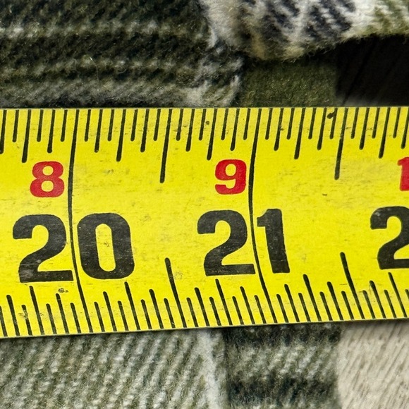 HFX Womens Plaid Flannel Shirt XS Green White Black Button Down Long Sleeve - Picture 4 of 6